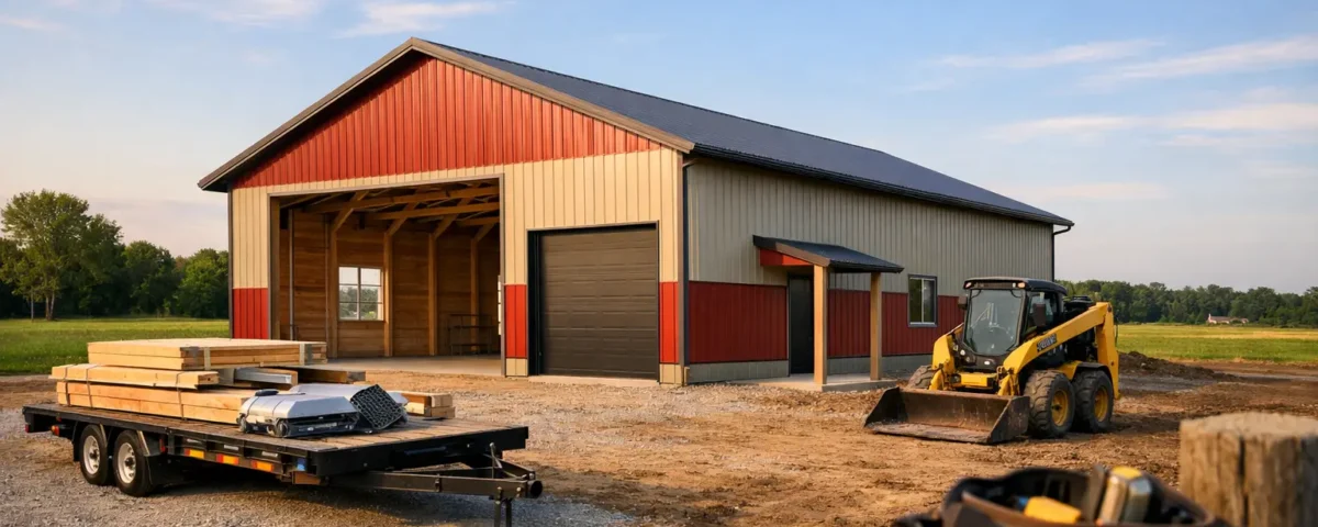 Custom Pole Barn Kits That Fit the Job