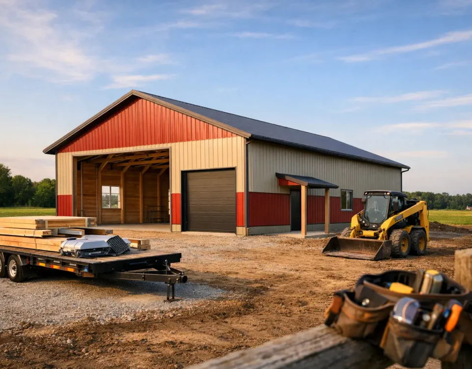 Custom Pole Barn Kits That Fit the Job