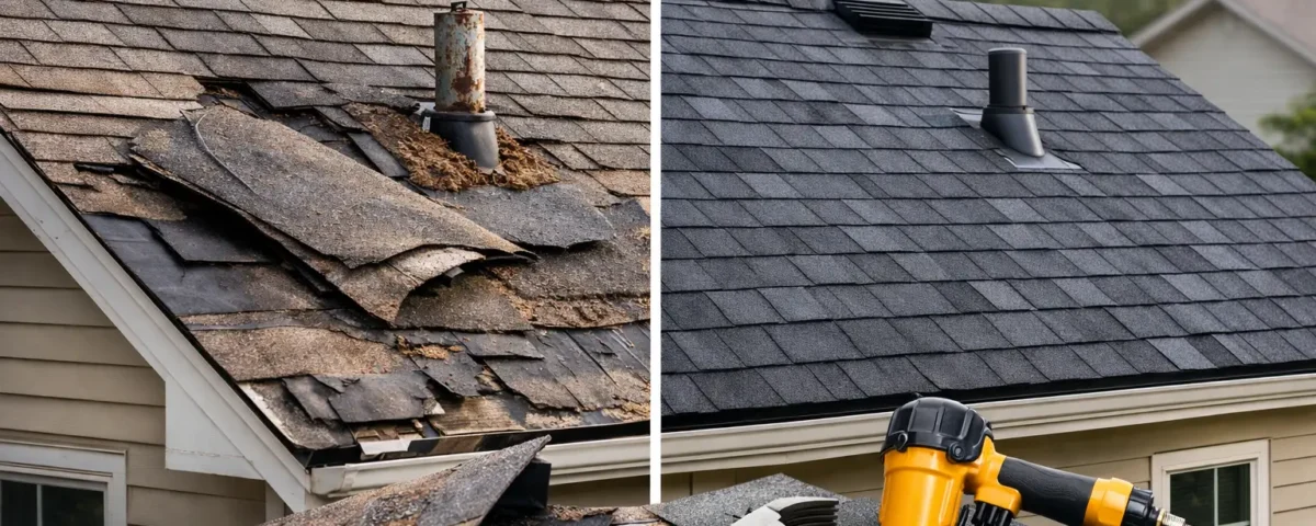 Roof Replacement Before After Results