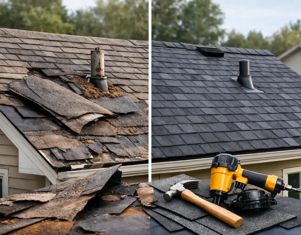 Roof Replacement Before After Results