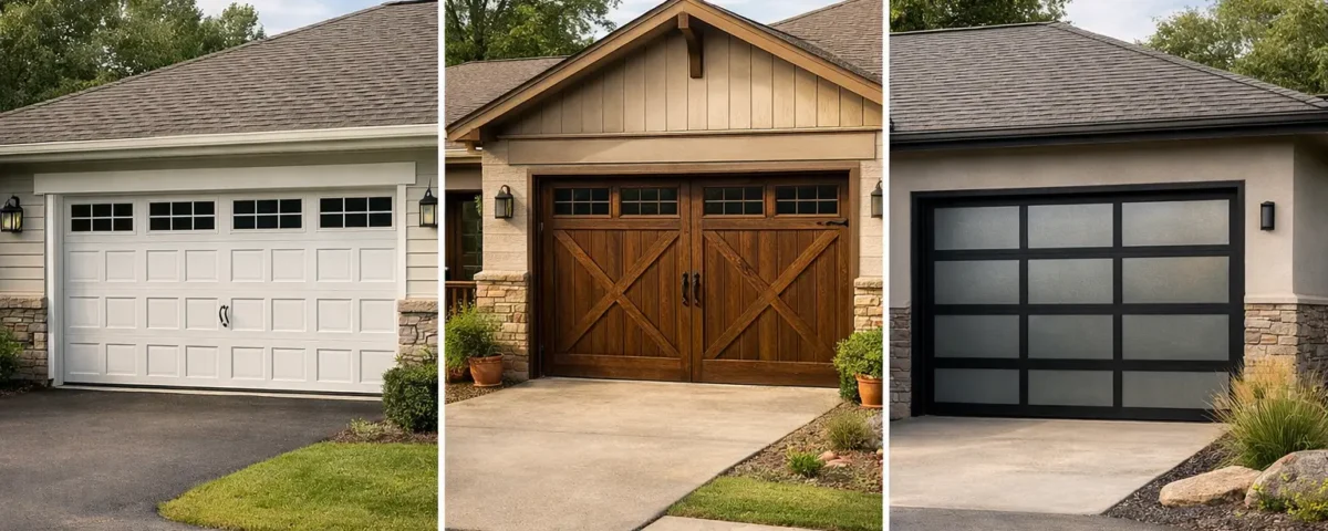 Best Garage Door Styles for Ranch Homes Compared