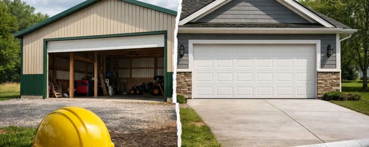 Is a Pole Barn Cheaper Than a Stick-Built Garage?