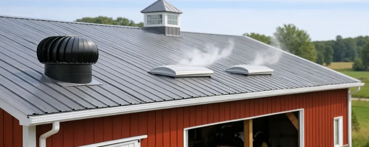 Roof Ventilation for Pole Barns That Works