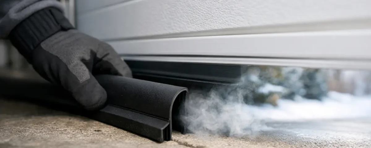Garage Door Weatherstripping That Stops Drafts