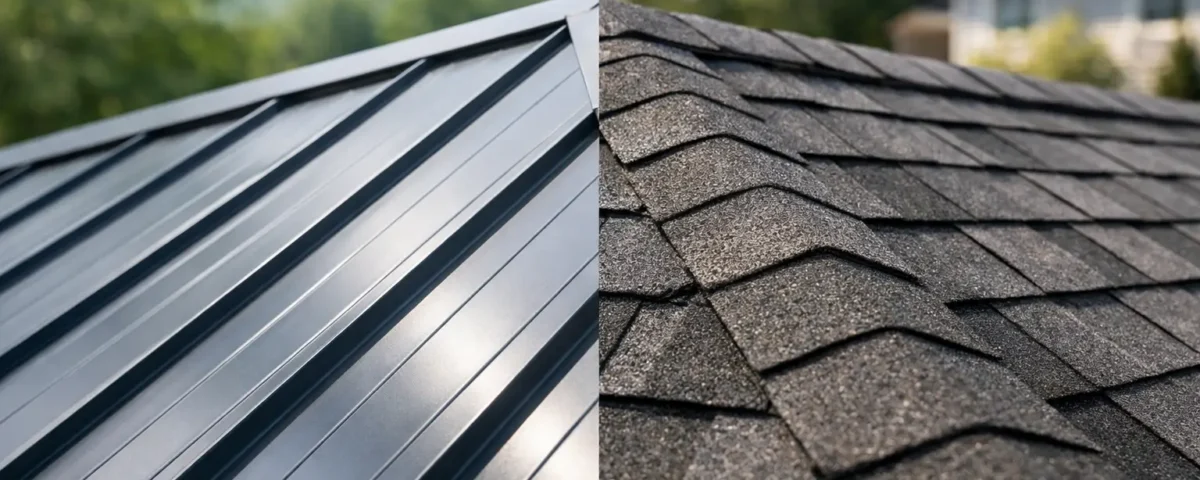 Metal Panels Versus Asphalt Shingles Compared