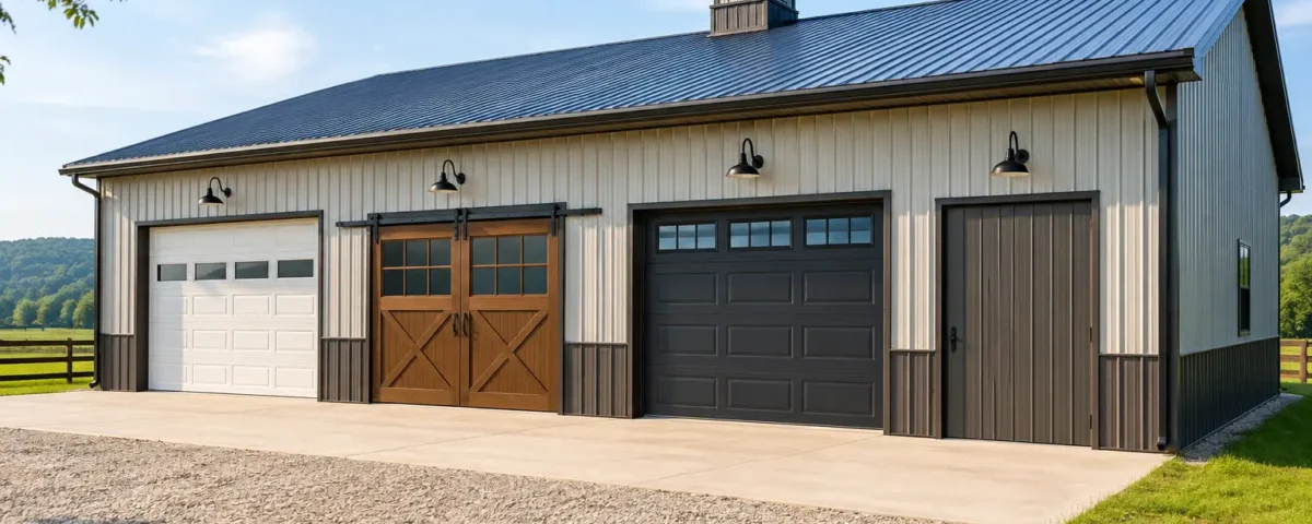 Top Pole Barn Door Options for PA Buildings